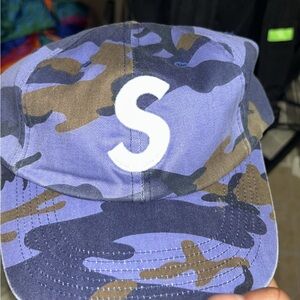 Supreme Blue Camo Cap